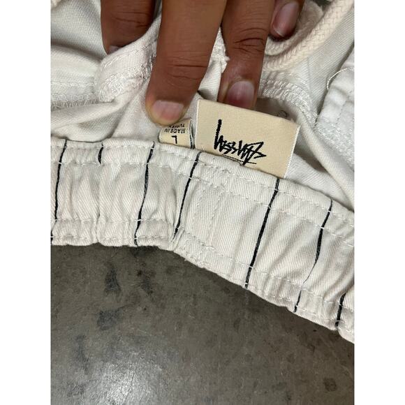 STÜSSY - Brushed Beach Pants / L / Off-white - Picture 9 of 10